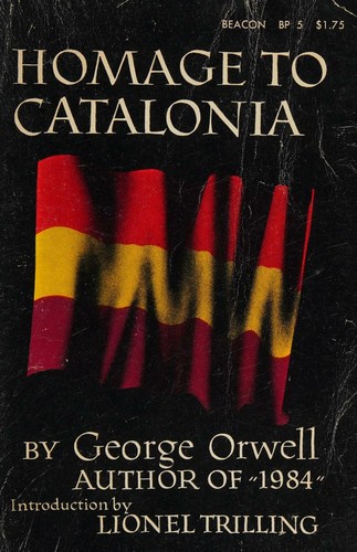 Sampul Homage to Catalonia (Beacon paperback, BP 5)
