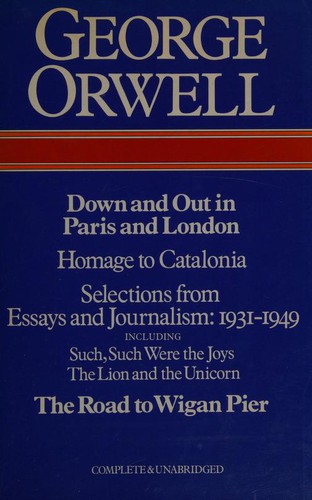 Sampul Down and out in Paris and London